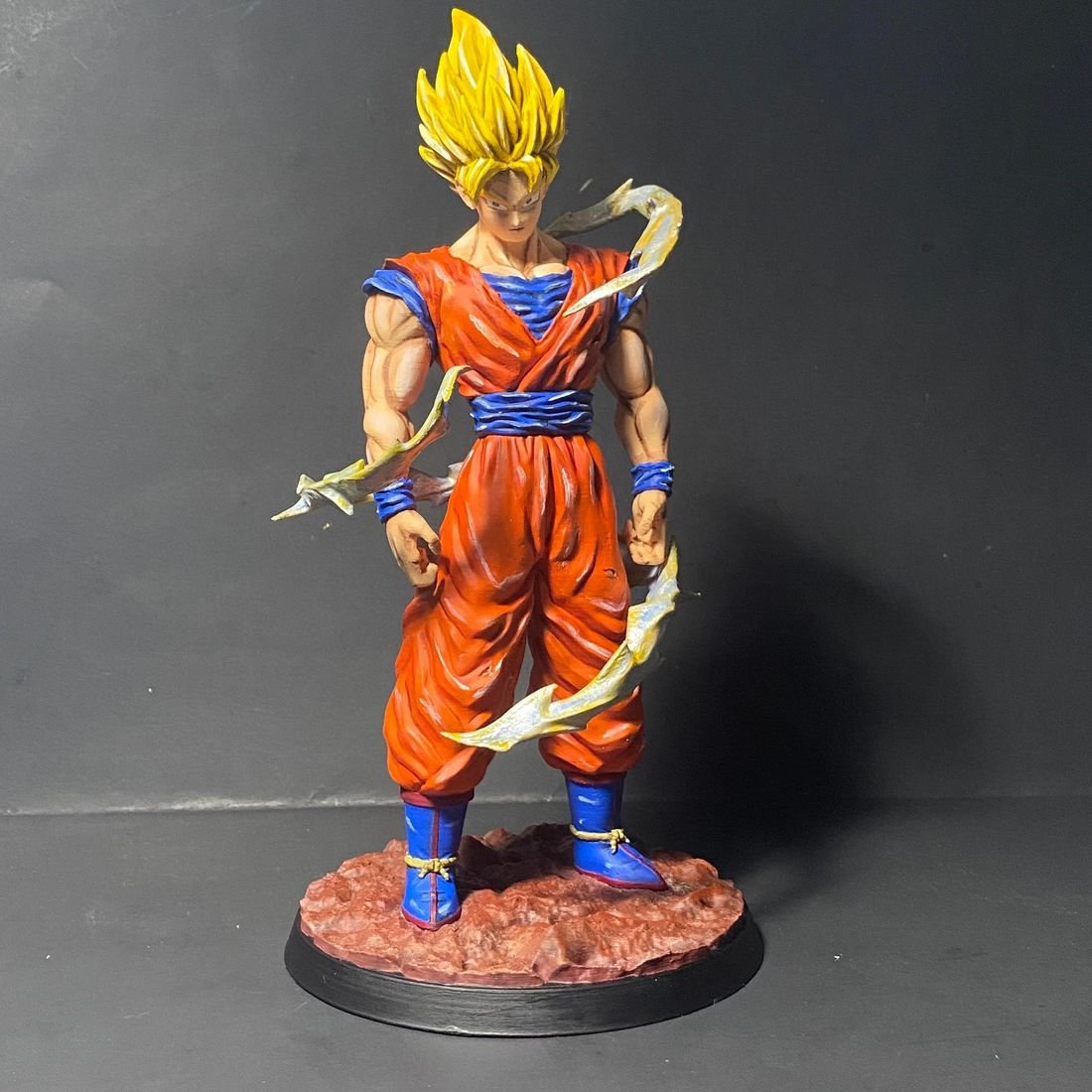 3D printed piece by WePrint3D - Full figure - hand-painted shading - scenic base