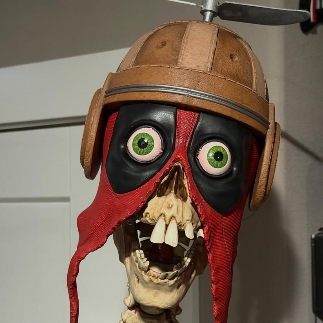 3D printed piece by WePrint3D - Wall-mounted piece - mixed materials - glass eyes